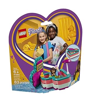 Amazon.com: LEGO Friends Andrea's Summer Heart Box 41384